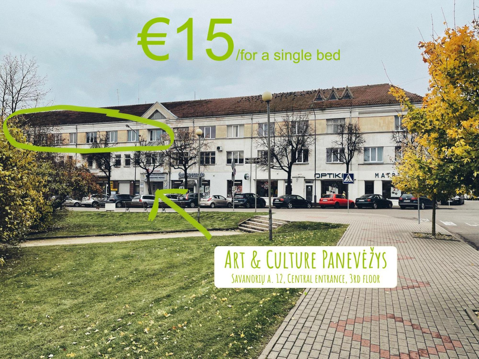 Art & Culture Panevezys Hostel ภายนอก รูปภาพ